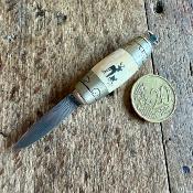 Tonneau Mini - Ivoire de Mammouth et Damas - 2