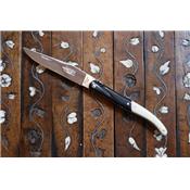 Laguiole 12 cm - Os et ébène