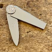Couteau Pièce de 50 centimes Argent