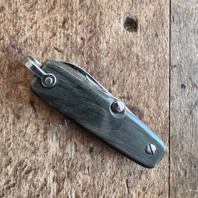 OCCASION - Canif 8 cm 3 pièces - Corne