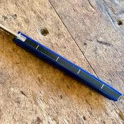 More Rock'N Roll Bleu - Disque vinyle et bois de guitare