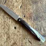 Le Sauveterre 11 cm - Corne blonde - ressort demi guilloché