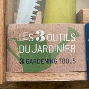 Coffret du jardinier - 3 pièces en couleur