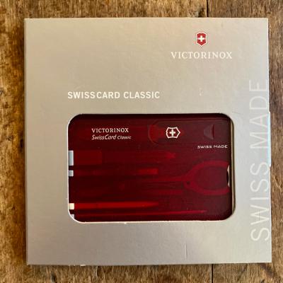 Swiss Card - Rouge