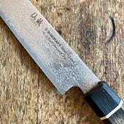 Couteau à Sujihiki  21 cm - damas et pakkawood