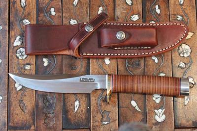 Hunter No 3 - 7"  -  Carbone et rondelles de cuir