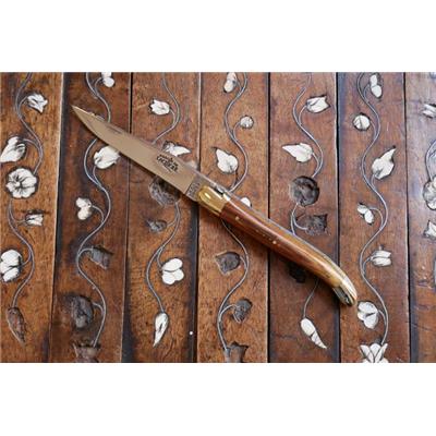 Laguiole 11 cm - Pistachier et laiton