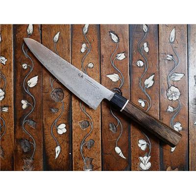 Senzo petit Santoku - Damas et pakkawood