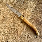 Laguiole 11 cm - Olivier et laiton 
