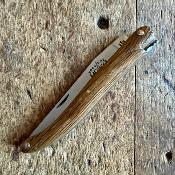 Laguiole 12 cm - Coeur de Chêne Subfossile
