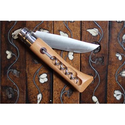 Opinel n°10 tire-bouchon - Hêtre
