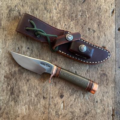 Mini copper Trailblazer No 27 - Micarta vert 