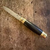 Le Tonneau G.M - Ebène et mitres gravées en Laiton