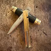 Le Tonneau G.M - Ebène et mitres gravées en Laiton