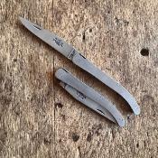 Laguiole Flat - inox et papillon forgé inox