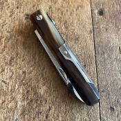 Couteau d'Occasion - Facette Mongin 8cm corne