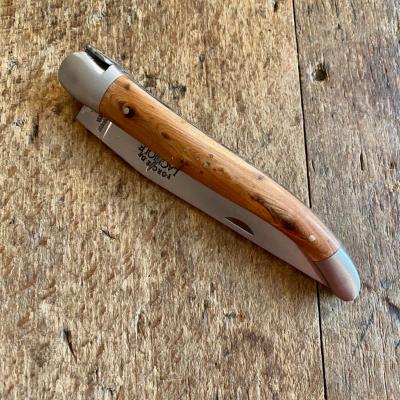 Laguiole 12 cm - Genèvrier et lame satinée