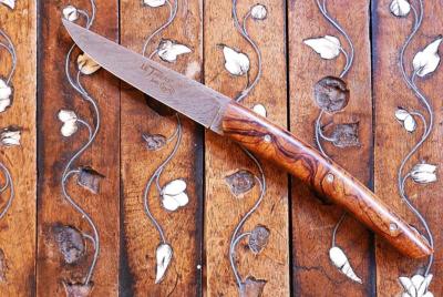 Le Thiers - Bois de fer et damas inox