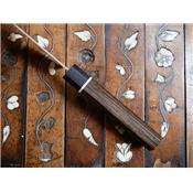 Senzo petit Santoku - Damas et pakkawood