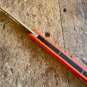 More Rock'N Roll Rouge - Disque vinyle et bois de guitare