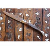 Laguiole 12 cm tire-bouchon - Chêne de barrique et inox