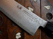 Couteau chef 20 cm - damas et pakkawood
