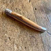 Laguiole 12 cm - Olivier et lame satinée