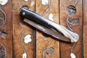 Le Sauveterre 11 cm - Corne blonde et ressort demi guilloché