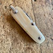 Canif 8 cm 3 pièces - Corne