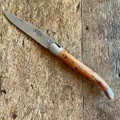 Laguiole 12 cm - Genèvrier et lame satinée