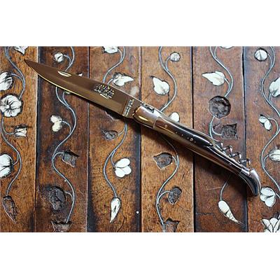 Laguiole 12 cm 3 pièces - Corne blonde