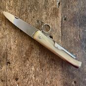 Couteau d'Occasion - Facettes 12cm - Corne