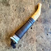 Puukko - Bois de renne et Bouleau