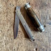 Le Tonneau G.M. - Pistachier et maillechort gravé