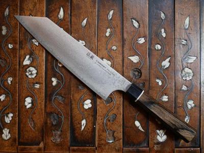 Couteau Bunka 20 cm - damas et pakkawood