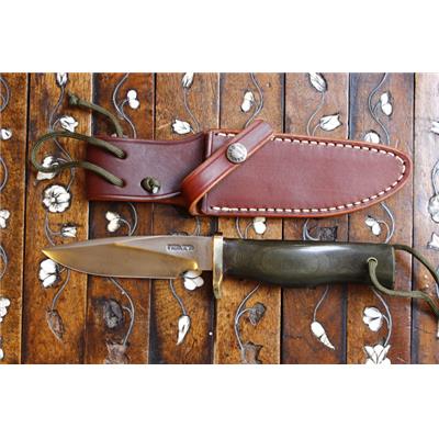 Woodsman  No 28 - Green micarta