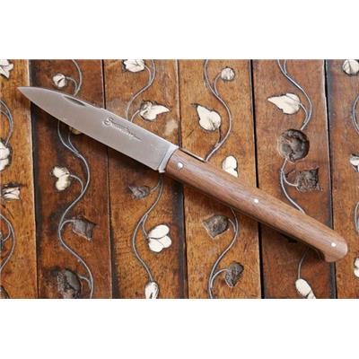 Le Sauveterre 11 cm - Noyer et ressort demi guilloché