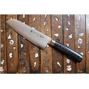 Kyoto Santoku 17.5 cm - Acier 3 couches - DAMAS